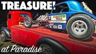 The COOLEST Drag Car & Ramp Truck + Vintage Treasure at HISTORIC Track