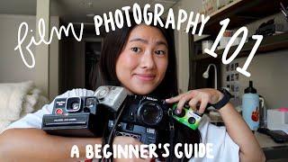 Film Photography 101 (for beginners!) | disposable cameras, point and shoot, instant, and manual