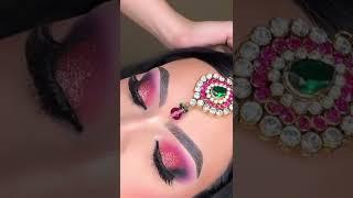 Desi Bridal Glam Makeup #bridalmakeup #bridal #desimakeup #makeupshorts #shortsindia #eyeshadow