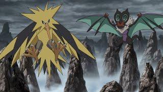 Noivern vs Zapdos  Pokemon XYZ Episode 17 English Dub 1080p