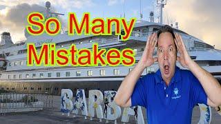 Mistakes Made on the Sea Dream During and After the Cruise - Cruise Ship News