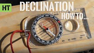 How To Use Fixed Scale Compass Declination