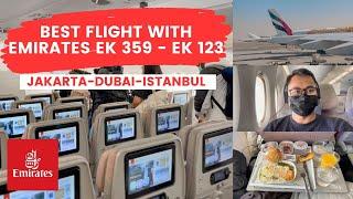 Emirates Boeing 777-300ER Flight From Jakarta - Dubai - Istanbul | Emirates Ek359 EK 123 #dailyvlog