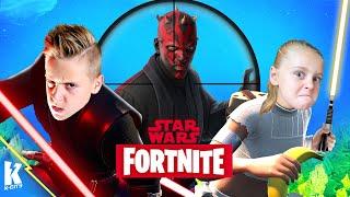 Star Wars Fortnite Family Challenge (Finding the Force) K-City Gaming