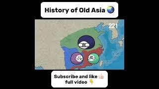 Countryballs - History of Asia #countryballs #map #polandball #asia #history