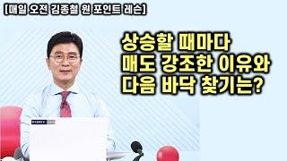 [김종철 원포인트레슨] 추석 전 반정도는 매도를 계속 강조한 이유? 최근 주가 급락세! 그럼 투매의 바닥점은?