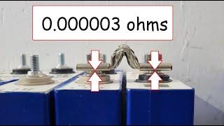 How to Measure:   Busbar Electrical Contact Resistance on battery