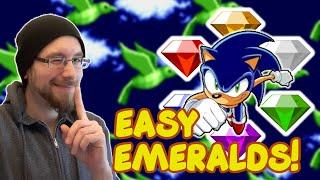 SONIC SECRETS: How To Get EASY EMERALDS in Sonic 1