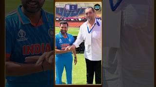 Rohit Sharma with The Great Khali: ग्रेट खली के साथ कप्तान रोहित शर्मा | SportsNext | #shorts