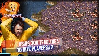 StarCraft Troll Plays  |  Using 300 Zerglings to Kill Players #7 |  How To Gameplay