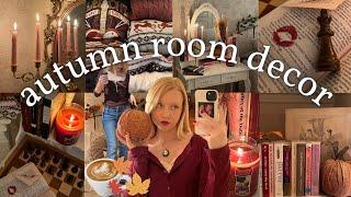 decorate with me  | fall decor haul & room tour *pinterest girl autumn aesthetic* ️