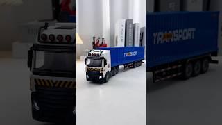 1:24 Scale Transport Truck Model!  Realistic Miniature Container Carrier #ScaleModel #MiniTruck