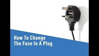 How To Change The Fuse In A Plug by Argos