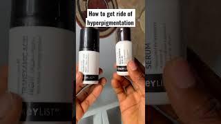 How to get ride of hyperpigmentation #theinkeylist #hyperpigmentation #shorts