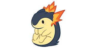 Typhlosion, Flame Wheel - Animation.