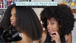 First Impressions of the NEW Revair | Blow Drying Thick + Dense Type 4 Hair 