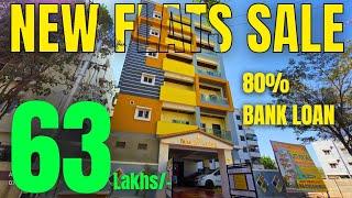 63 Lakhs Brand New 2BHK Apartment Sale | Apartment Vlogs | Realestate