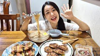  겨울엔 냉면 & 고기완자ㅣ전현무 극찬 이순실 평양냉면 ㅣkorean mukbangㅣcold noodleㅣEating Show