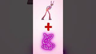 Jax + Pink Bunny = ??? Digital Circus Meme | TADC #shorts #tadc #jax