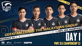 [EN] PMPL SEA Championship S3| DAY 1| Will Team Malaysia be the champion this season?