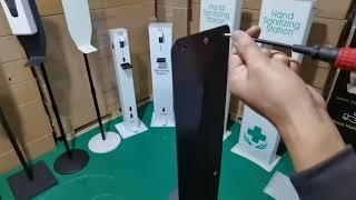 FengQi | Installation For Floor Stand Hand Sanitizer Dispenser