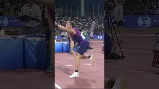 Just Thomas Rholer  giving the cameraman  a scare #DiamondLeague  #athletics #javelin