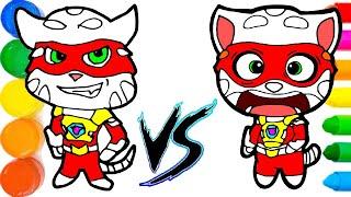 Drawing Talking Tom Heroes Super Hero Tom