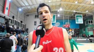 Branko Cvetkovic Post Game Interview Sagesse vs Tadamon
