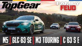 Family Feud: M vs AMG - A Review of GLC; C63 SE; M3 Touring; M5