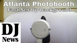 Atlanta Photobooth Wrap Around Enclosure Backdrop | Disc Jockey News