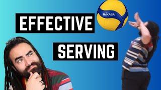 Volleyball Serving Strategy