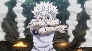 Killua alone against the Chimera Ants, Meleoron cooperates with Gon to kill Meruem (English Dub)