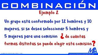 Combinaciones | Ejemplo 2