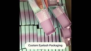 Top 1 Eyelash Packaging Vendors Free Design Eyelash Box Wholesale Lash Packaging Vendor #lashpackage