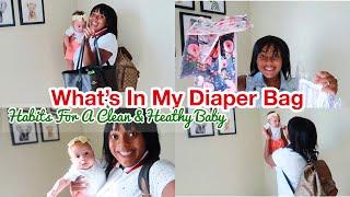 Tips For An ORGANIZED Baby Diaper Bag  | Habits For Keeping Your Baby Clean & Heathy