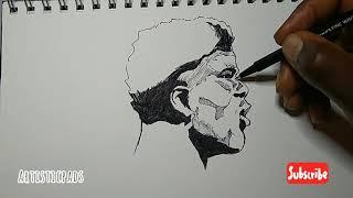 Bukayo Saka Footballer Speed Drawing