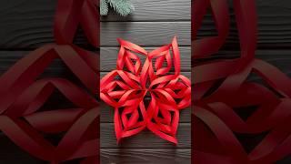 Easy Paper Snowflakes Paper Christmas decorations Tutorials