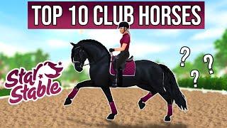 Top 10 club horses in Star Stable!