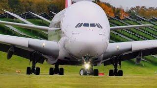 Emirates A380-800‍️ Captain's Flash and Wave  Departing Birmingham Airport ( BHX )