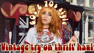 60s & 70s Try On Thrift Haul I Vintage Haul