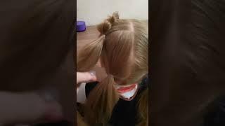 прическа для девочек #hairtutorial #hairstyle #hairchildren #прическидлядевочек #косы #косички