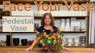 Step-By-Step Wild Foliage-Forward Arrangement in a Pedestal Vase