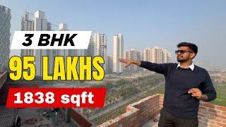 MOST SPACIOUS 3 BHK UNDER 1 CRORE |  SECTOR 107 OF NOIDA