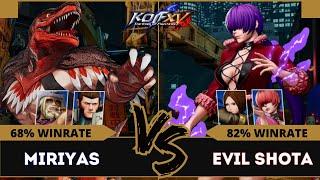 KOFXVMIRIYAS (Maxima/Dino/Antonov) vs EVIL SHOTA (O.Shermie/Whip/Shermie)Replay Match - 08/24