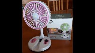 Folding Fan With LED Light