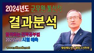 [군무원 통신직] 2024년도 시험결과 분석 및 2025년 전망 / 엘림고시학원, 엘림에듀넷