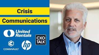 Media Training: Crisis Communication Plans and Reputation Management (CXOTalk #686)