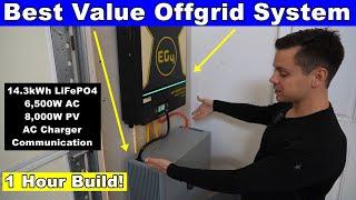 Best Bang for the Buck Solar System: 14.3kWh LiFePO4 + 6500EX