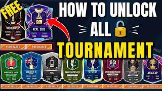 How To Unlock All Tournament In Real Cricket 24 | How to Unlock Rcpl in rc24 | Everything Unlock