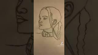 Khalil fans art- drawing of @dove_cameron 